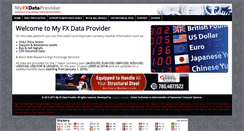 Desktop Screenshot of myfxdataprovider.info