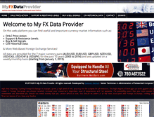 Tablet Screenshot of myfxdataprovider.info